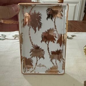 Lilly Pulitzer White Decorative small trinket tray